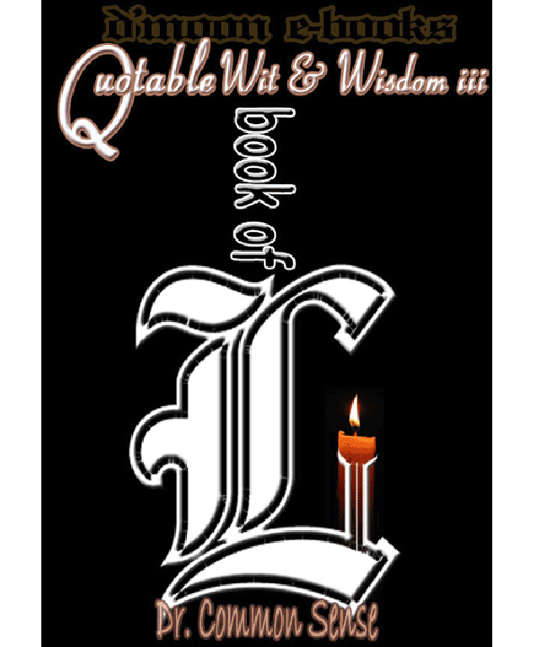 Book of L - Quotable Wit and Wisdom Collection 3